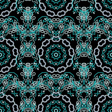 Vektörsüz geometrik desenler. Eski dokular. Kartlar için dekoratif arka plan, davetiyeler, yeşil renkli web tasarımı. Retro dijital kağıt.