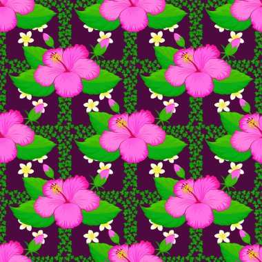 Renksiz çiçek vektör deseni 