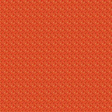 Klasik kırmızı ve altın desenli. Klasik oryantal raster modeli. Kırmızı arkaplanda altın tekrarlayan elementlerle soyut ve pürüzsüz desen.