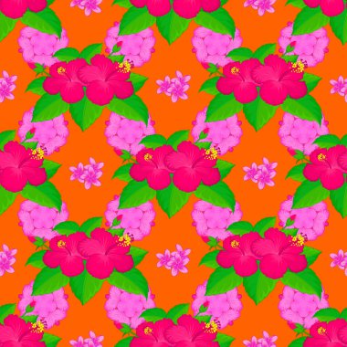 Renksiz çiçek vektör deseni 