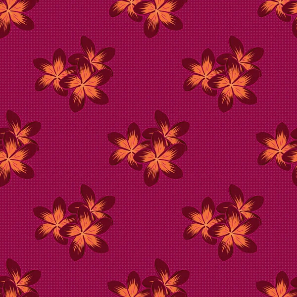 Abstrakte Eleganz Vektor Nahtlose Muster Mit Federn Blumen Roten Lila — Stockvektor