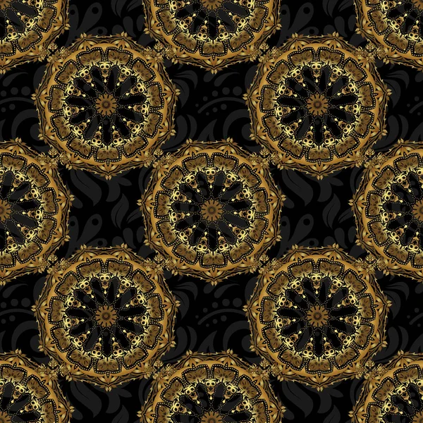 Fundo Dourado Abstrato Cores Preto Dourado Para Modelo Convite Vetor — Vetor de Stock