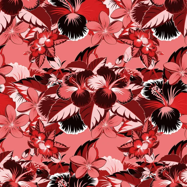 Couleur Motif Vecteur Floral Sans Couture — Image vectorielle