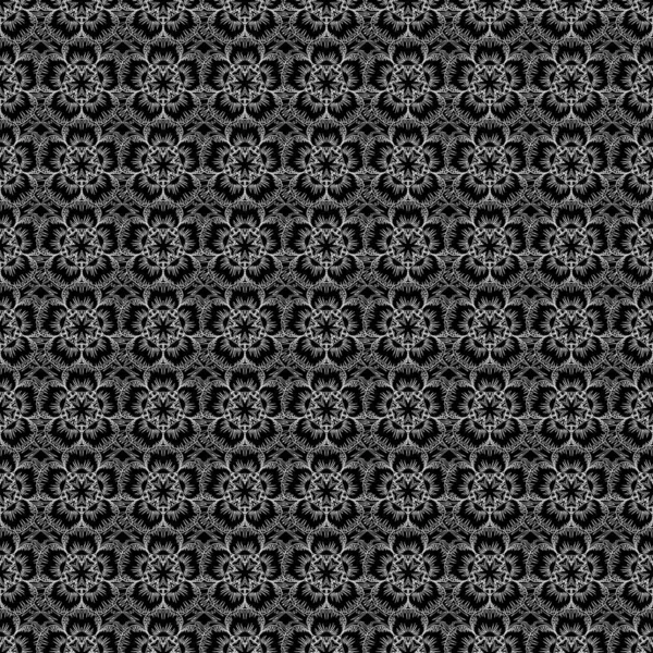 Silhouette Abstraite Vectorielle Motif Transparent Noir Blanc Couleurs Pour Invitation — Image vectorielle