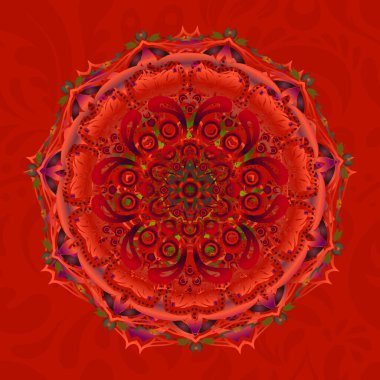 Renksiz çiçek vektör deseni 