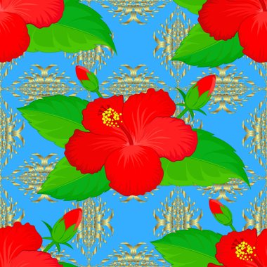 Renksiz çiçek vektör deseni 