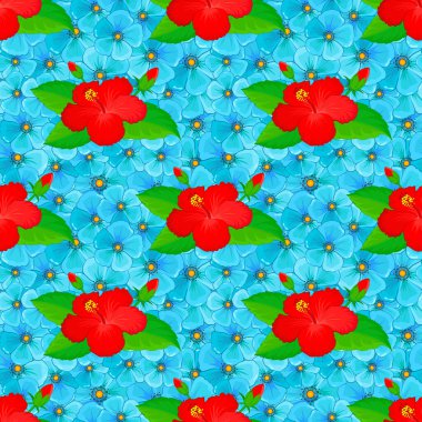 Renksiz çiçek vektör deseni 