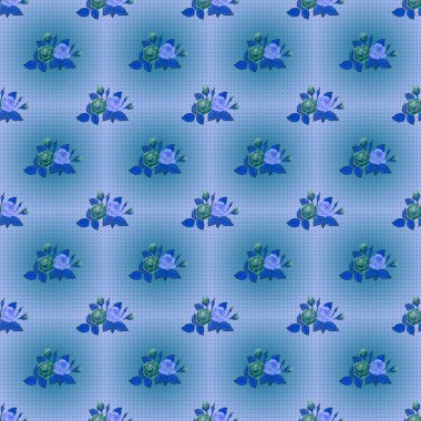 Renksiz çiçek vektör deseni çizimi