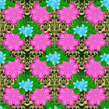 Renksiz çiçek vektör deseni 