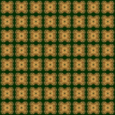 Soyut lüks dekore edilmiş parlak doku. Tasarımlar için harika bir arkaplan. Parlak dekorasyon kapağı tatil davetiyesi. Altın mandala. Vektör altın parıltı deseni.