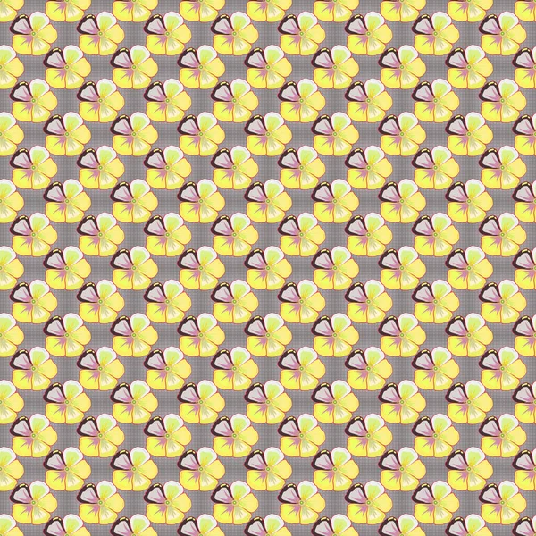 Vektör kozmos, kahverengi, bej ve sarı renklerde kusursuz desen..