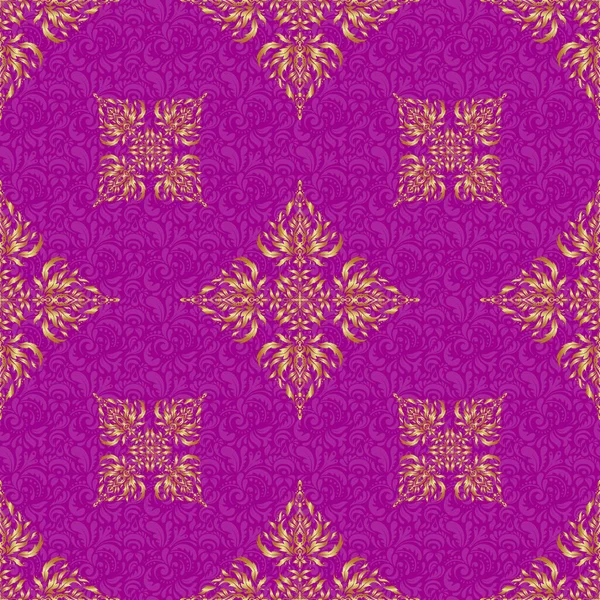 Золотий Векторний Принт Фіолетовому Фоні Дизайну Запрошення Листівки Шпалер Або — стоковий вектор