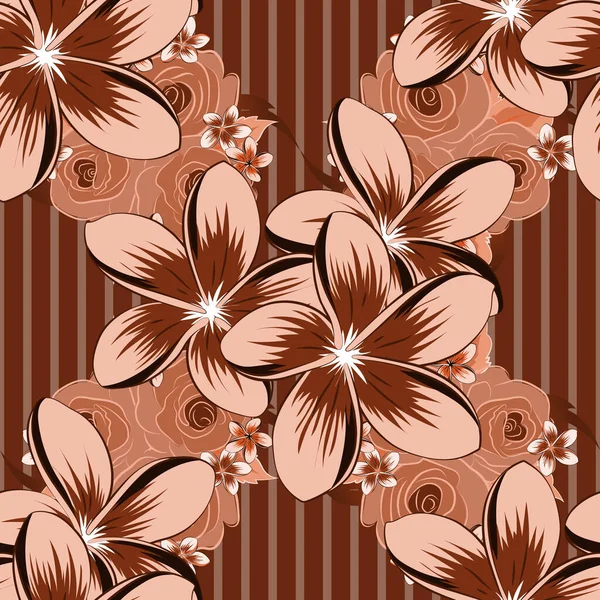 Schöne Muster Für Dekoration Und Design Trendy Print Rosa Rot — Stockvektor