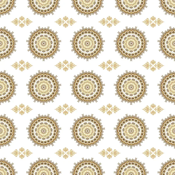 Geleneksel çiçek dekoru. Davetiyeler, tebrik kartları, ambalajlar için süs desenleri. Tasarım için vektör süsleme ögeleri. Beyaz bir arka planda dekoratif altın pürüzsüz desen.