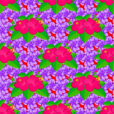 Renksiz çiçek vektör deseni çizimi