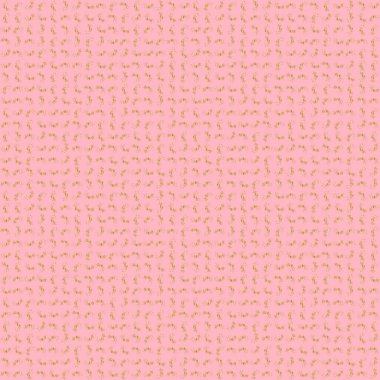 Doodle tarzı Altın Kar Taneleri 'nde kusursuz bir Noel deseni. Kağıt ürünleri, ambalaj, pembe arkaplan üzerine tekstil.