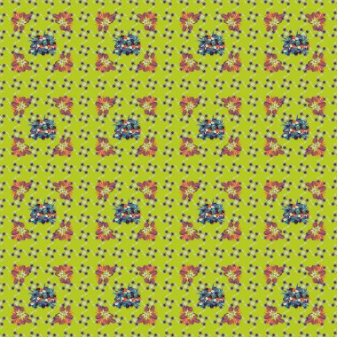 Renksiz çiçek vektör deseni çizimi