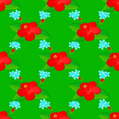 Renksiz çiçek vektör deseni 