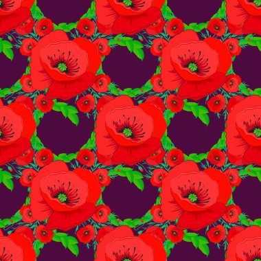 Renksiz çiçek vektör deseni 