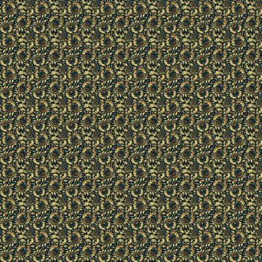 Süslü dantel iz sürücü. Altın süslemeli vektör desenli. Geleneksel Arap dekoru mavi arka planda. Duvar kâğıdı için altın süslü bir illüstrasyon. Doğu tarzında klasik altın elementler.