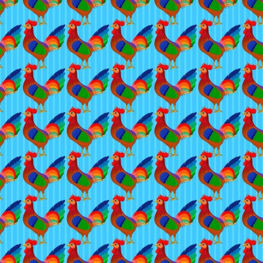 Modaya uygun horoz, delik, leke, penis, mavi arka plan karalamaları. El çizimi. Kusursuz sik arkaplanı.