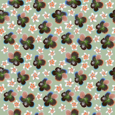 Kusursuz çiçek vektör çizimi