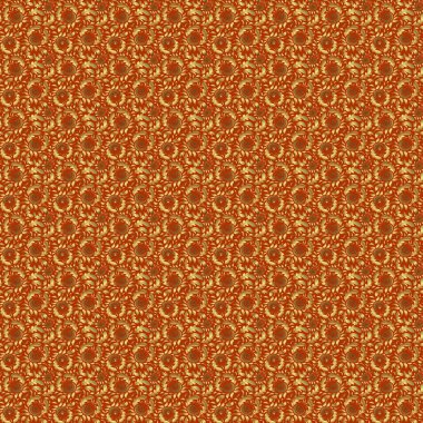 Kahverengi arka plandaki altın elementlerin dokusu. Altın pürüzsüz desen.