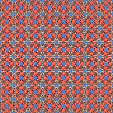 Renksiz çiçek vektör deseni çizimi