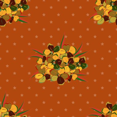 Renksiz çiçek vektör deseni 