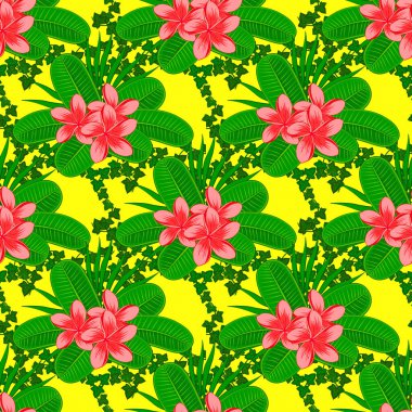 Renksiz çiçek vektör deseni 