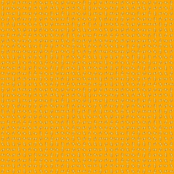 印刷やデジタルのための黄金のシームレスなパターン アブストラクトベクトル動的波形表面 動きの錯覚 黄色の背景に曲率 — ストックベクタ