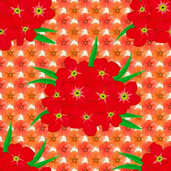 Modelo Sin Costuras Acuarela Fondo Rayado Impresión Floral Del Vector — Vector de stock