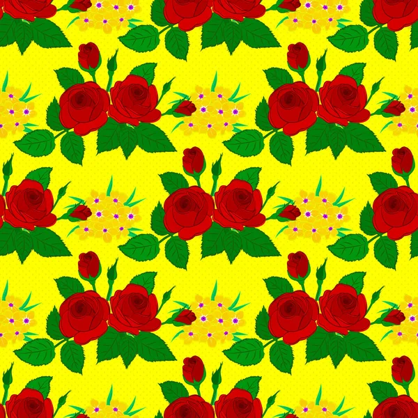 Modelo Vectorial Elegancia Abstracto Sin Costuras Con Flores Rosa Hojas — Archivo Imágenes Vectoriales