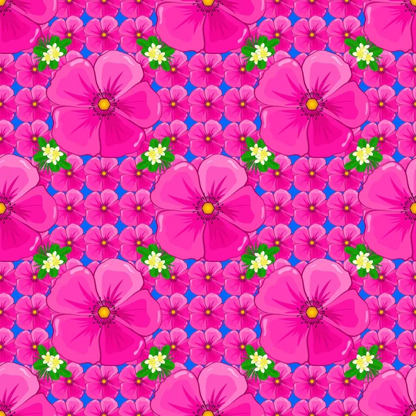 Couleur Motif Vecteur Floral Sans Couture — Image vectorielle