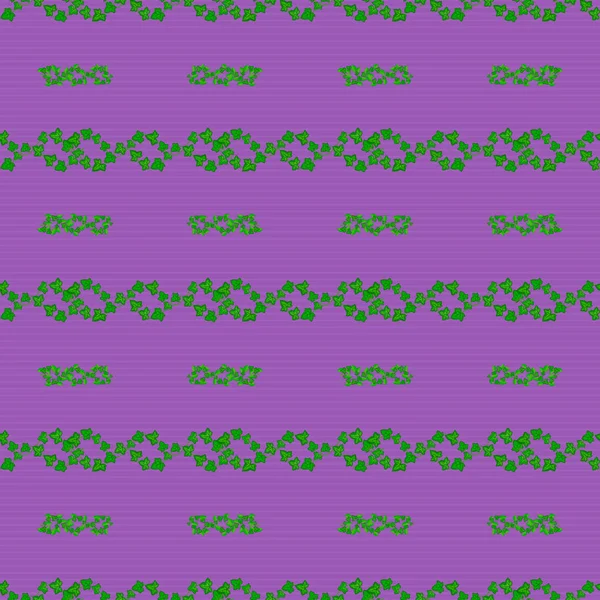 矢量图解 紫罗兰色背景下的传统印度植物无缝图案 — 图库矢量图片