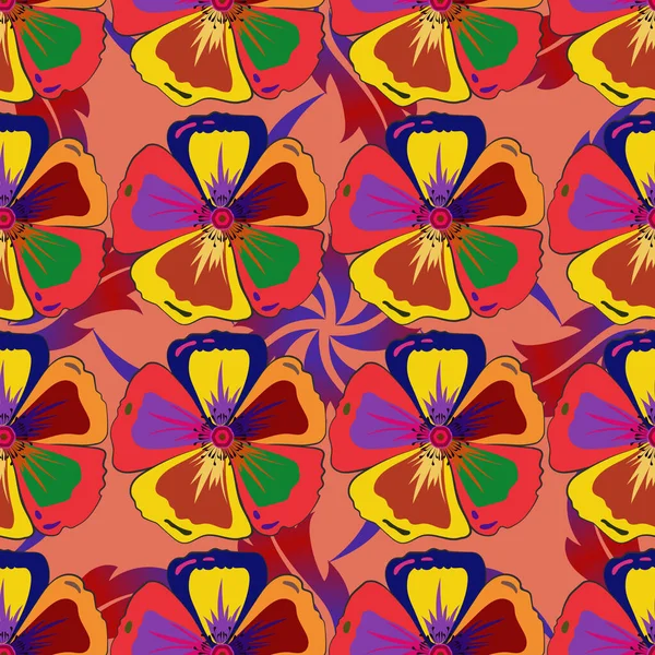 Adorno Floral Vintage Patrón Clásico Abstracto Sin Costura — Vector de stock