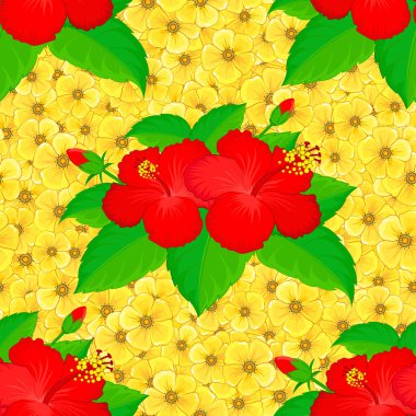 Renksiz çiçek vektör deseni 