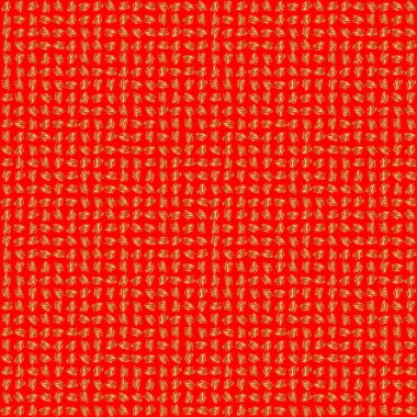 Kağıt ürünleri, ambalajlar, kırmızı arkaplanda tekstil ürünleri. Doodle tarzı Altın Kar Taneleri 'nde vektör Noel kusursuz desen.