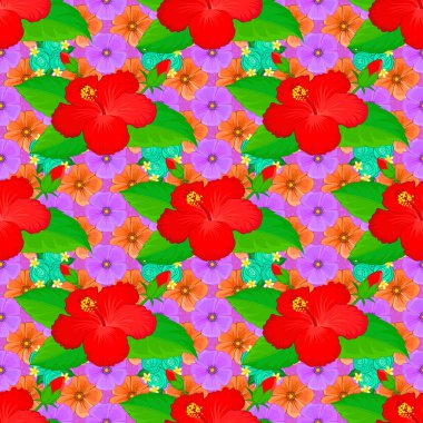 Renksiz çiçek vektör deseni çizimi