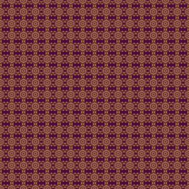 Kusursuz klasik raster altın desenli. Mor arkaplandaki geleneksel oryantasyon süsü.