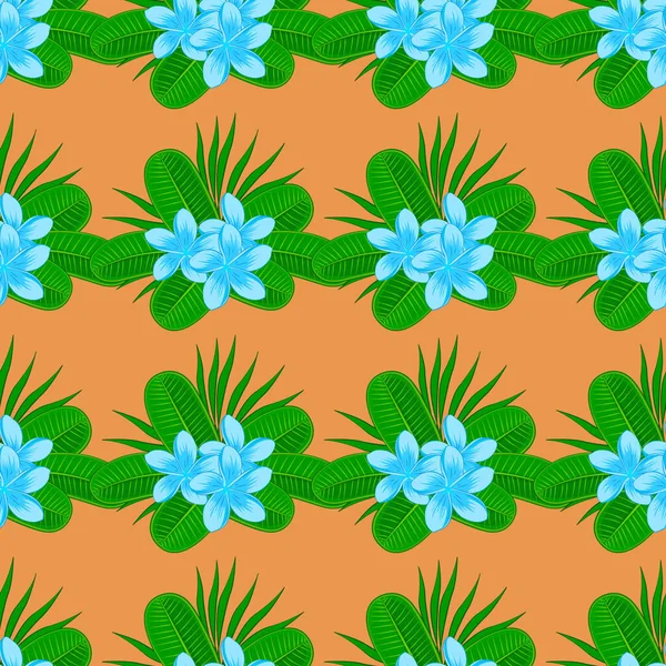 Estilo Vintage Ilustração Vetorial Ações Padrão Sem Costura Flores Abstrato — Vetor de Stock