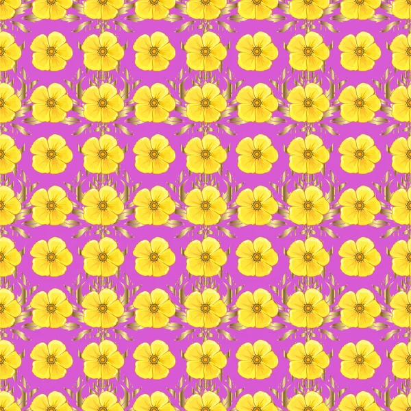 Illustration Matricielle Arrière Plan Transparent Avec Fleurs Feuilles Décoratives Cosmos — Image vectorielle