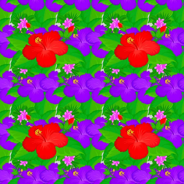 Couleur Motif Vecteur Floral Sans Couture — Image vectorielle