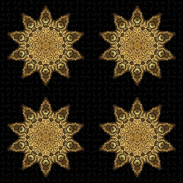 Osten Islam Indianer Motive Hochzeit Urlaubskarte Vintage Vektor Dekorative Ornamente — Stockvektor