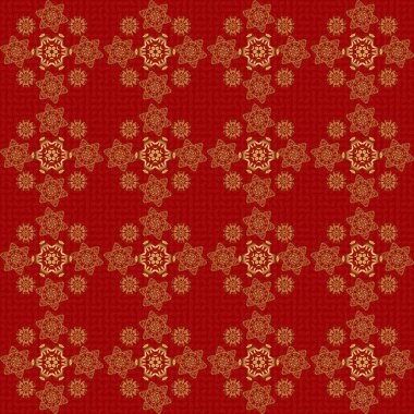 Laconic düğün kartı kırmızı arka planda raster altından süsleme ile süslenmiş. Basit bir tasarım ile duyuru kartı. Dantel damaske desenli klasik davet örneği kusursuz desen.