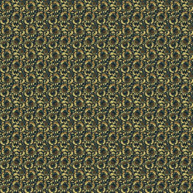 Duvar kağıtları, tekstil, kumaş, ambalaj kağıdı, ambalaj kutusu vs. için evrensel raster deseni. Mavi arka planda eski model. Geçmişe dönük tasarım için altın elementlerle kusursuz desen.