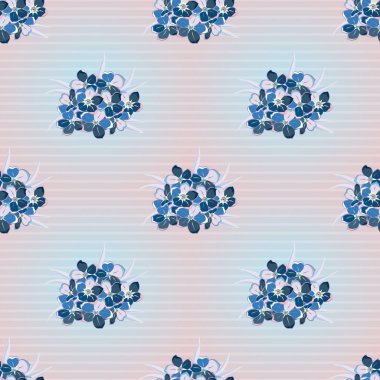 Renksiz çiçek vektör deseni 