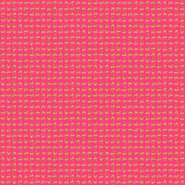 Raster altın desen, altın çizgiler ve ızgaralar pürüzsüz desen, eğri metal, folyo arka plan ve pembe arka planda 3 boyutlu görsel efektler..