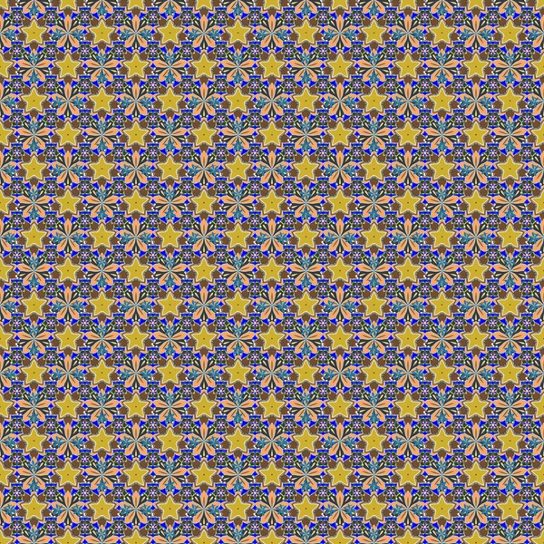 Eski bir çiçek süsü. Soyut klasik dikişsiz desen