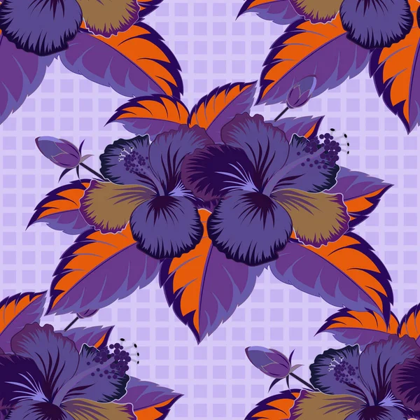 Vector Perfectamente Colorido Patrón Floral Ilustración Vectores Textura Floral Dibujada — Vector de stock